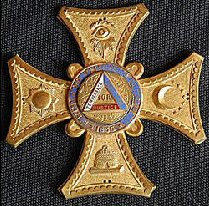 Badge worn by Pembroke Dock Rechabites.